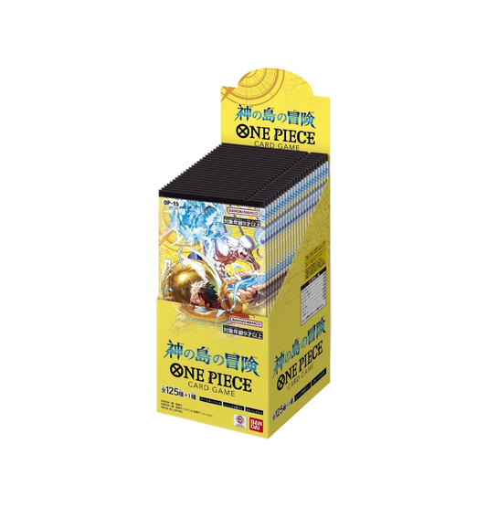 One Piece Card Game OP-15 Adventure on the Island of God Japanese Booster Box – 24 Packs