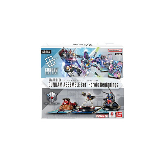 Bandai ST01A Gundam Card Game Starting Deck Gundam Assembly Set Heroic Beginnings