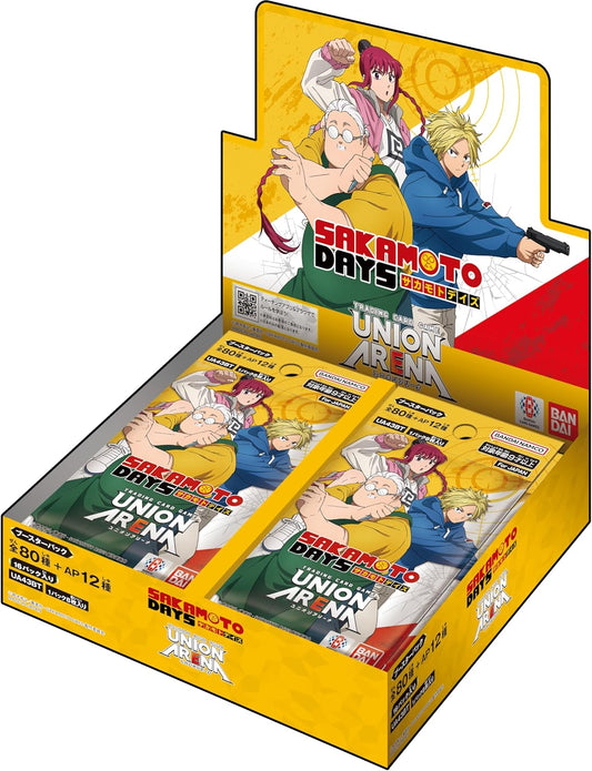 Bandai Union Arena Booster Pack SAKAMOTO DAYS (UA43BT) (Box), 16 Pack for Ages 9 and Up