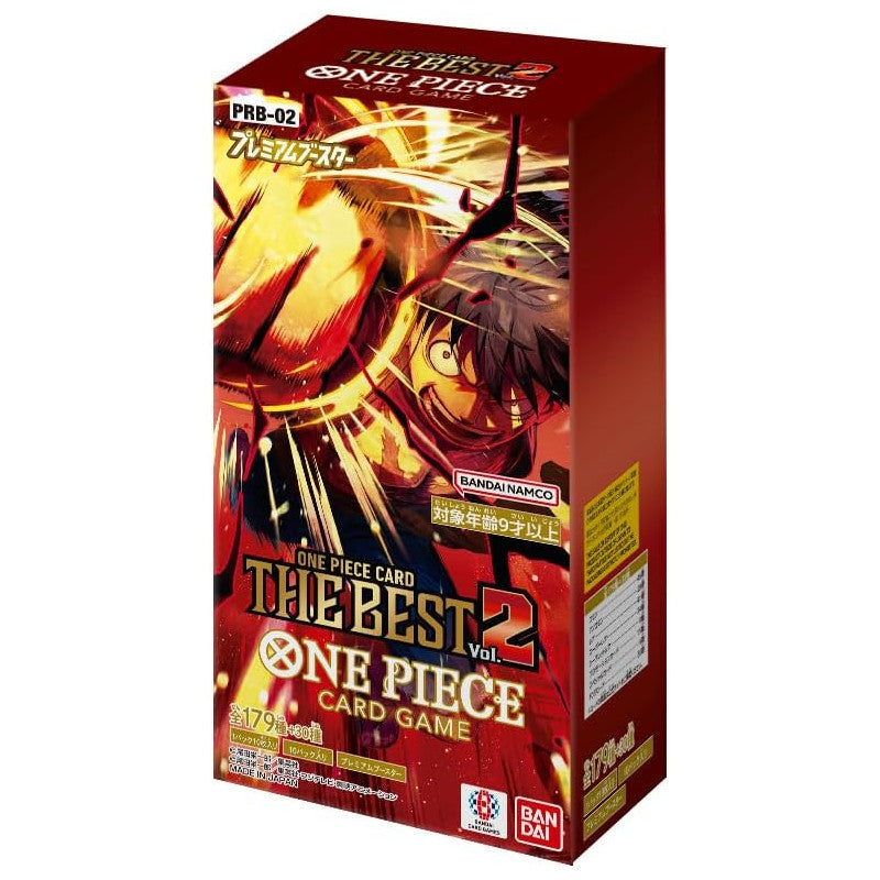One Piece PRB-02 Japanese premium booster box packaging