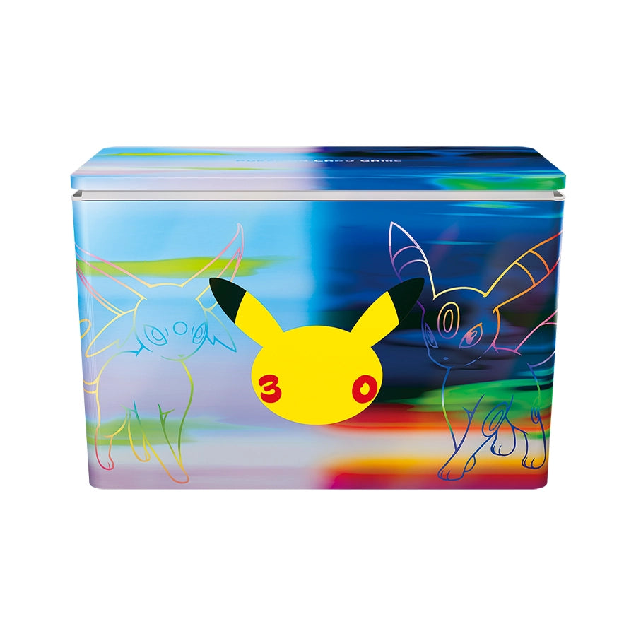 Pokémon 30th anniversary metal double deck case