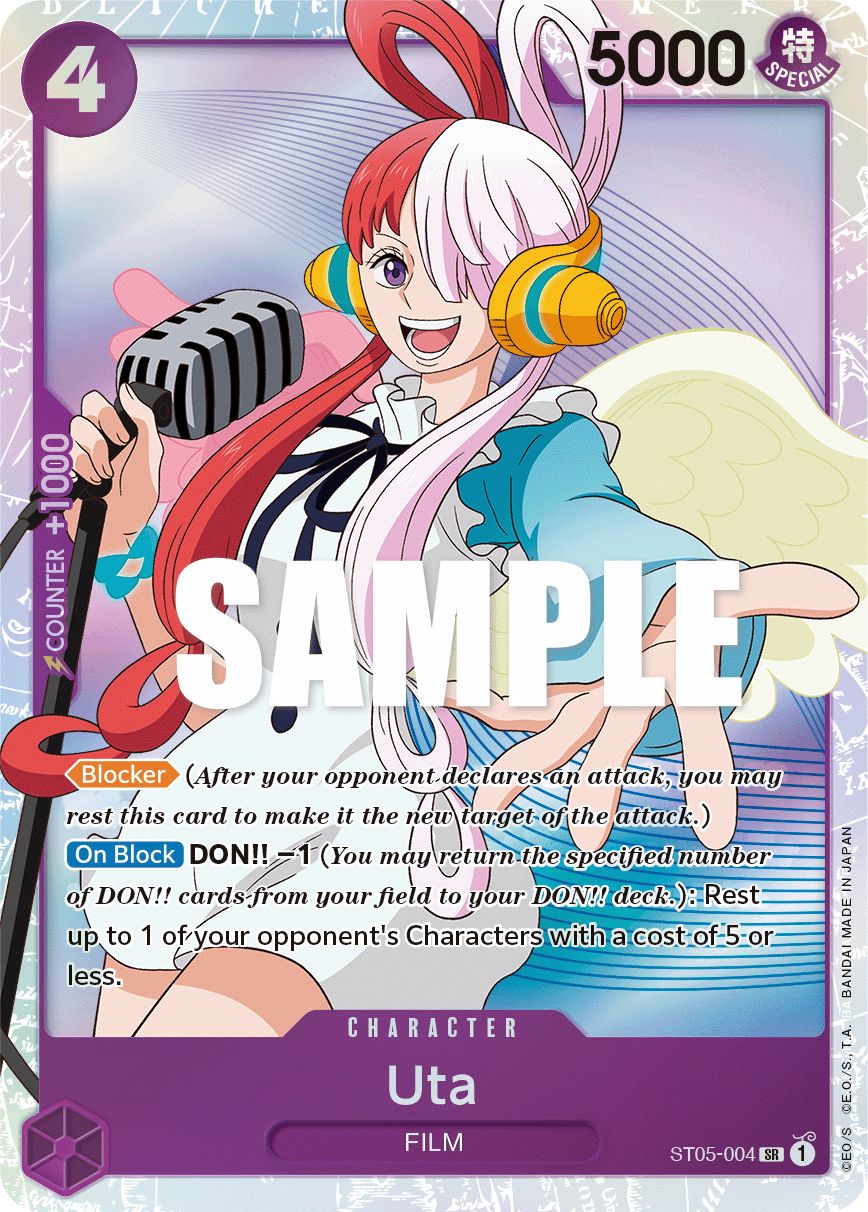 Uta card from One Piece ST-05 FILM Edition