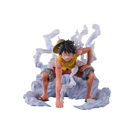 Tamashi Nations Figuarts Zero One Piece Extra Battle Monkey D. Luffy The Top Battle, Approx. 4.7 inches (120 mm), PVC & ABS Pre-painted Complete Figure