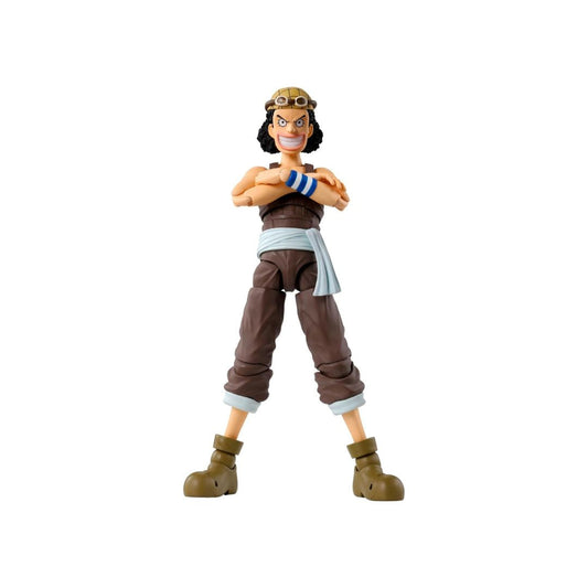 TAMASHII NATIONS S.H. Figuarts One Piece Usopp - Dawn of Adventure - Approx. 5.7 in (145 mm), PVC & ABS, Paintable Action Figure